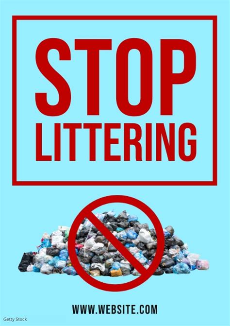 stop littering pictures